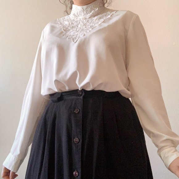 Kathy Che Tops - Vintage Victorian Inspired Blouse